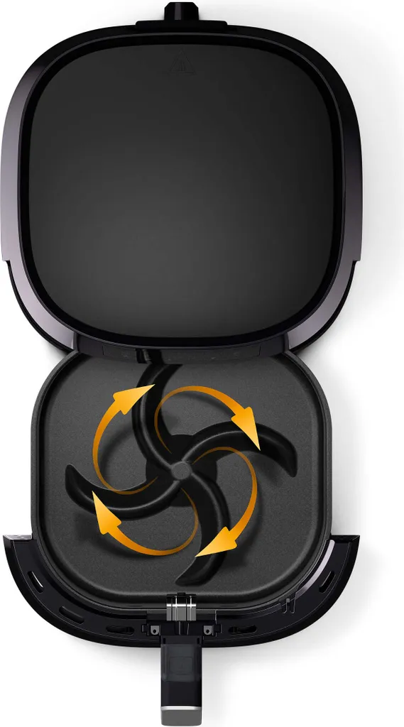 Philips Airfryer Essential, Heißluftfriteuse, 1.2 Kg, Touchscreen, Energieeffizient, Schwarz (HD9270/90) 6 Philips Airfryer Essential, Heißluftfriteuse, 1.2 Kg, Touchscreen, Energieeffizient, Schwarz (HD9270/90) – Bild 4