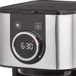 CASO Selection C12 - Design-Kaffeemaschine Für Bis Zu 12 Tassen Kaffee, 1,5 L Wassertank, Edelstahlgehäuse, Warmhaltefunktion, Timer, Inkl. Permanentfilter