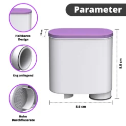 Haysen & Clarvis 6x AquaClear Wasserfilter Für Saeco Und Philips Kaffeevollautomat AquaClean CA6903/10 CA6903/22 CA6903 Kalkfilter, WES040 -Günstiges Brat Lust Geschäft ca73576e79d8459b6d595546b427d243