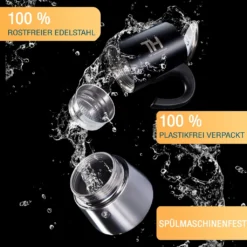 Thiru Espressokocher Induktion L Premium Mokkakanne Aus Edelstahl Inkl. Toolset (Silber, 4 Tassen (200ml)) -Günstiges Brat Lust Geschäft cb5c31b0500bfe2131b09bf1a60e85e5