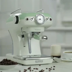 Ariete Vintage Siebträger-Espressomaschine Grün -Günstiges Brat Lust Geschäft cc3613e240590fe246620937e9ae0c19