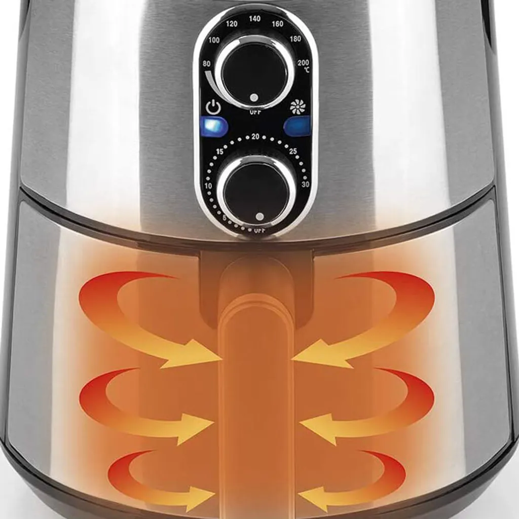 Heißluft Fritteuse Heißluftfritteuse Fettfrei Friteuse Timer Ohne Öl 14 Heißluft Fritteuse Heißluftfritteuse Fettfrei Friteuse Timer Ohne Öl – Bild 12