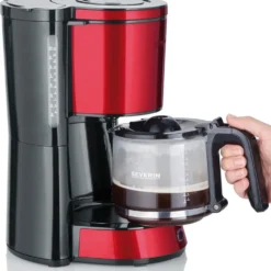 SEVERIN Kaffeemaschine KA 4817 TYPE 1.000 W Rot / Schwarz -Günstiges Brat Lust Geschäft ce2495f7f39c52e3f9f0876504db6a29