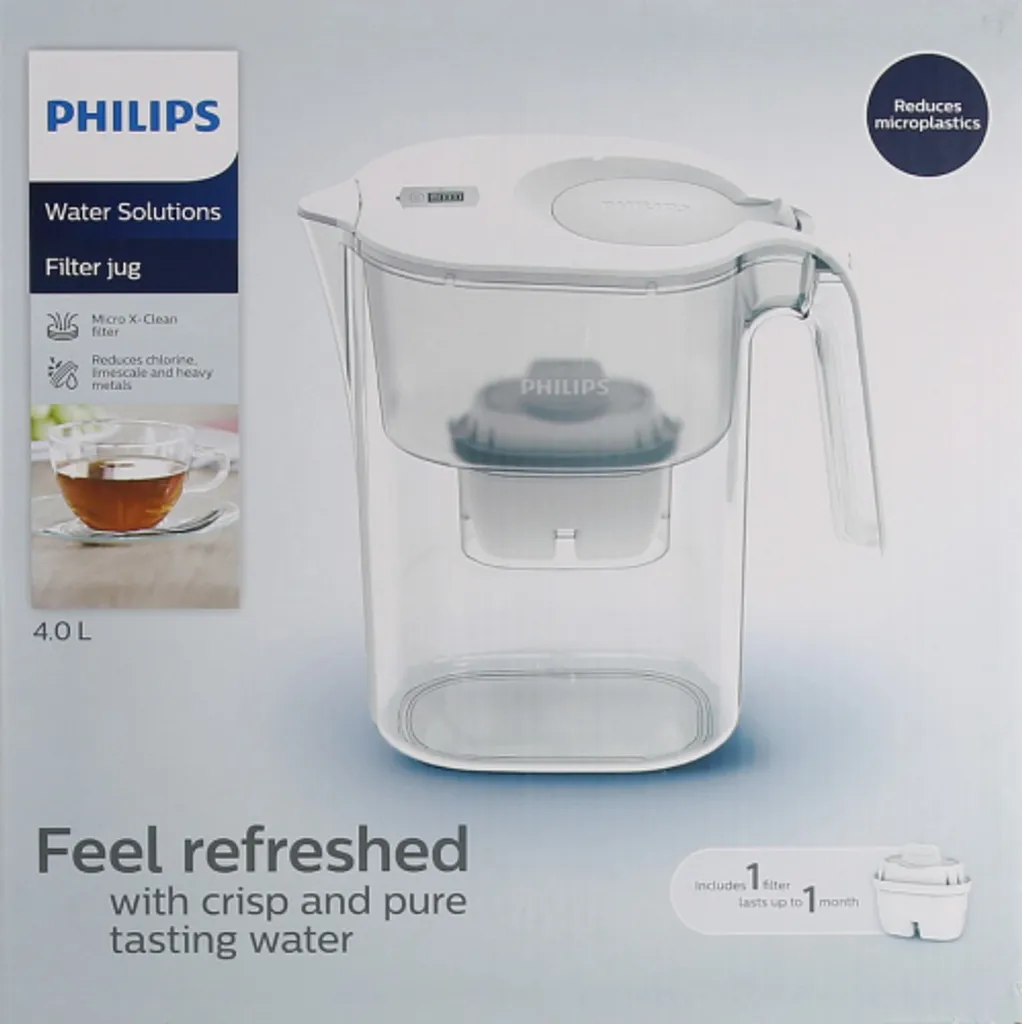 PHILIPS AQUA Wasserfilterkaraffe Mayflower 2,6 L, Weiß 5 PHILIPS AQUA Wasserfilterkaraffe Mayflower 2,6 L, Weiß – Bild 3