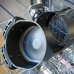 Monzana Heißluftfritteuse Digitales Touch-Display 3,6 L Ohne Öl Fett 6 Programme 1500 W Küche Fritteuse Heißluftofen Schwarz -Günstiges Brat Lust Geschäft cf79938d5f4992efc8f41523dca32edb