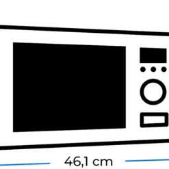 Exquisit Mikrowelle UMW 800 G-3.1 Inox | 800 Watt | Grill | Silber -Günstiges Brat Lust Geschäft cf7cba498413c79b9a1e431ccadb4f4b