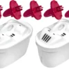 5 Adapter Für Brita PerfectFit Tischwasserfilter Zur Nutzung Von MultiMax+ U. A. Patronen Inklusive 2 MultiMax+-Kartuschen
