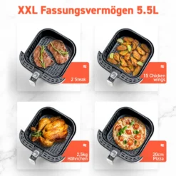 Cosori 5.5L XXL Heißluftfritteuse Mit Dörr-Funktion 19 Cosori 5.5L XXL Heißluftfritteuse Mit Dörr-Funktion -Günstiges Brat Lust Geschäft d302236560ce1d000ca8841f3e713578