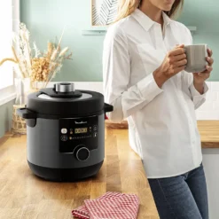 Moulinex Turbo Cuisine & Fry Elektrischer Schnellkochtopf Und Luftfritteuse 1450 W - 15 Automatische Programme -Günstiges Brat Lust Geschäft d4dc2a4a2eb61f049fbbd456b24bc27e