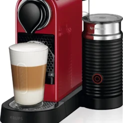 Krups XN7615.19 Nespresso Citiz & Milk Kaffeekapselmaschine (1260 Watt, Wassertankkapazität: 1l, Pumpendruck: 19 Bar) Rot -Günstiges Brat Lust Geschäft d5b3af3716b3b046eb5dc1a6f315f6f0