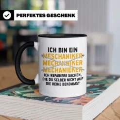 Lustige Tasse Automechaniker KFZ Mechaniker Geschenk Mechatroniker Werkstatt Tasse (Schwarz) -Günstiges Brat Lust Geschäft d63abe6b0eda74ff7ca2c101e8303158