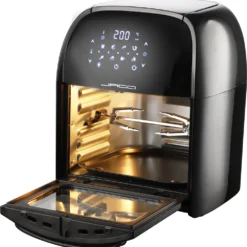 Jago® XXXL 8in1 Heißluftfritteuse 12L + 10 Zubehör - 1800W, LED Display Mit Touch Screen, 8 Programme / Timer, Ohne ÖL - Airfryer, Heißluft, Fritteuse, Heißluftofen, Backofen, Dehydrator, Grill -Günstiges Brat Lust Geschäft d63cfab68b22fbed5f551a6bf13ec5f4