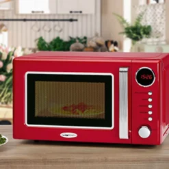 Clatronic MWG 790 2in1 Mikrowelle Retro-Design, 700 W Mikrowellenleistung, 1000 W Grillleistung, 20 L Garraum, Timerfunktion, Kindersicherung -Günstiges Brat Lust Geschäft d982dc6b2edff6b3f7d0eec96ff48f5e