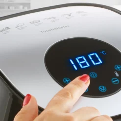 Monzana Heißluftfritteuse Digitales Touch-Display 3,6 L Ohne Öl Fett 6 Programme 1500 W Küche Fritteuse Heißluftofen Schwarz -Günstiges Brat Lust Geschäft da2a8e963eeef5cab89825e3d99ffb8c