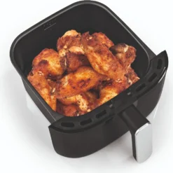 Heißluftfritteuse Fritteuse Fettarm Heißluft 1300W Touch Display Timer Schwarz -Günstiges Brat Lust Geschäft db4c9e1303426418bc42b590a0750e2b