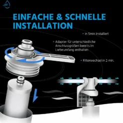Kalk Wasserfilter - Kein Separater Wasserhahn Nötig! -Günstiges Brat Lust Geschäft ddc71dfba0cf0241c69f07290042ecbe