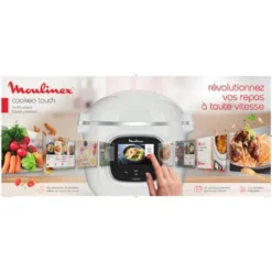MOULINEX CE901100 Intelligenter Multikocher Cookeo Touch Touchscreen Mit Hohem Druck 250 Rezepte 13 Modi - Weiß -Günstiges Brat Lust Geschäft e10acbda00c01d17b6afb473bd0a41bc