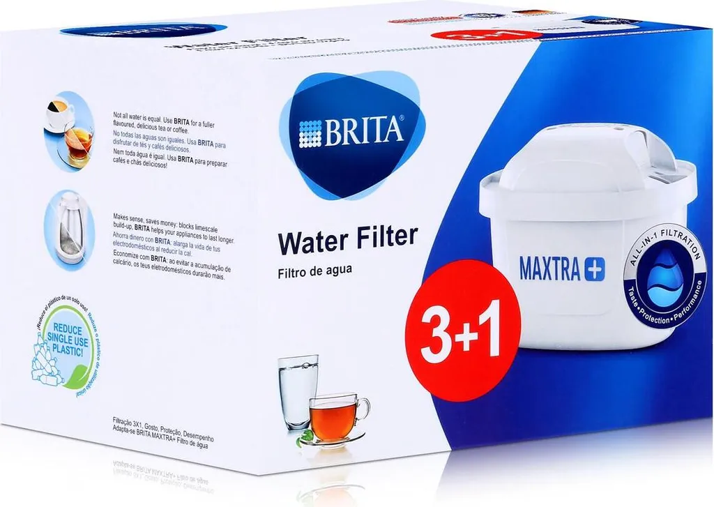 Brita Maxtra+ Wasserfilter 3+1 - Schützt Ihre Geräte Vor Verkalkung (1er Pack) 3 Brita Maxtra+ Wasserfilter 3+1 - Schützt Ihre Geräte Vor Verkalkung (1er Pack)
