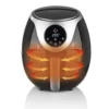 MAXXMEE Heißluft-Fritteuse Digital - 3 Liter Fassungsvermögen - Schwarz/silber