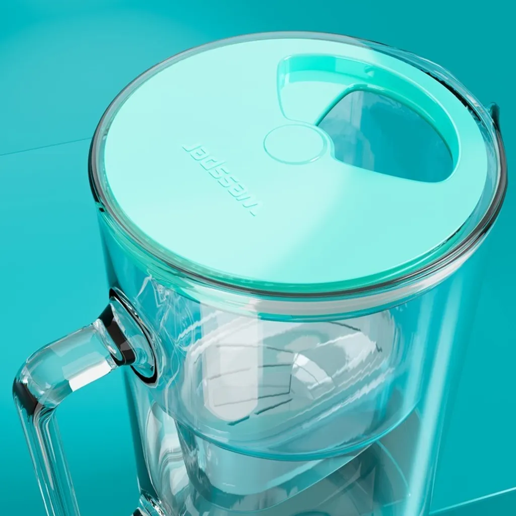 Wessper Wasserfilter CrystalLine Mint 2,5L Und 1 AquaMax Filterkartusche 4 Wessper Wasserfilter CrystalLine Mint 2,5L Und 1 AquaMax Filterkartusche – Bild 2