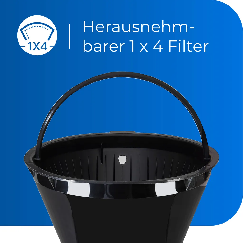 Exquisit KA 6502 Sw | Filterkaffeemaschine | 10 Tassen | Thermoskanne | Schwarz 7 Exquisit KA 6502 Sw | Filterkaffeemaschine | 10 Tassen | Thermoskanne | Schwarz – Bild 5