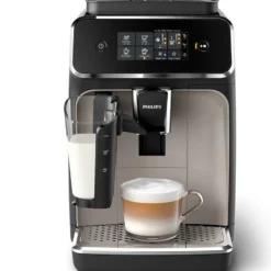 PHILIPS CAFT2235 / 40 / PHI - Automatische Espressomaschine Mit Mahlwerk - 3 Getränke - LatteGo - Touchscreen - Zinkbraun -Günstiges Brat Lust Geschäft e9bc7ba9e24a6f685f97aada4ab80501