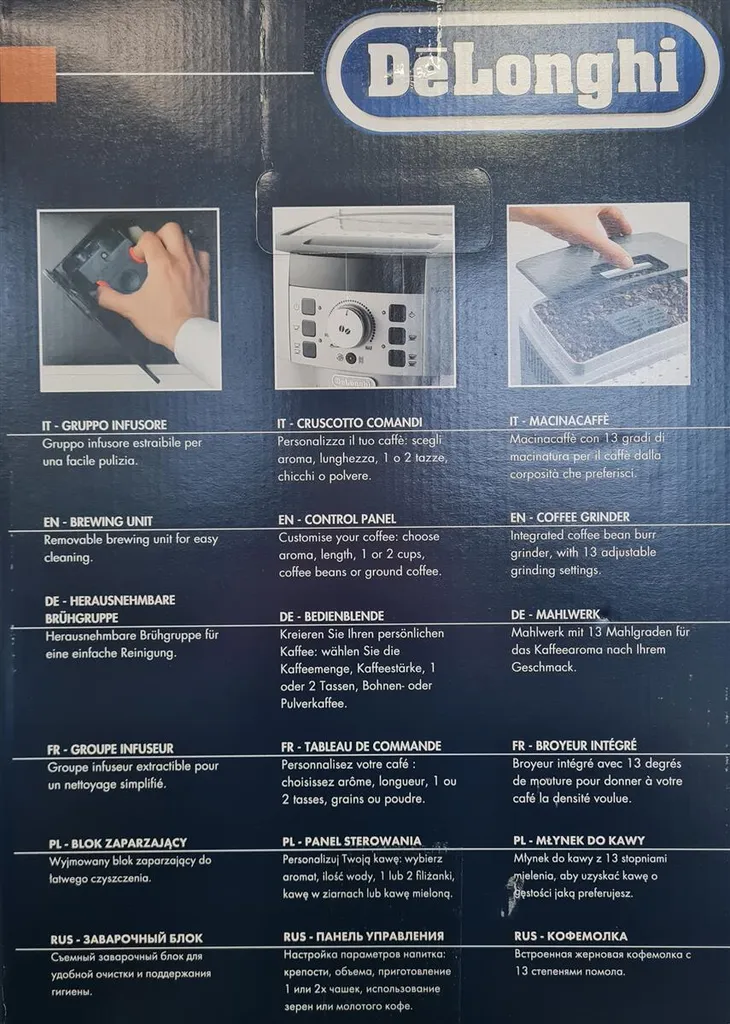De'Longhi DeLonghi ECAM 22.110B MagnificaS Kaffeevollautomat Schwarz 17 De'Longhi DeLonghi ECAM 22.110B MagnificaS Kaffeevollautomat Schwarz – Bild 15