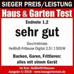 Fritteuse Heißluft Heißluftfritteuse Friteuse Airfryer Digital Heissluft Grill -Günstiges Brat Lust Geschäft ea7f2ad2ba7b5387bab3a4601bc419e3