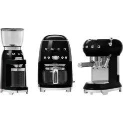 SMEG Espresso Kaffeemaschine Schwarz ECF01BLEU -Günstiges Brat Lust Geschäft eb021ca6635c24426079f4878131dab7