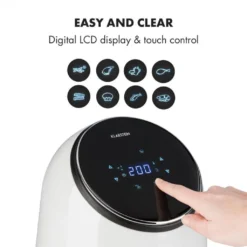 AirVital Heißluftfritteuse 1300W 2,5l CeraPlus-Antihaft Touch Weiß -Günstiges Brat Lust Geschäft ec14b6c9151633e8df3bc156619ca534