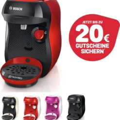 Bosch TASSIMO HAPPY Wild Purple +20 € Gutschein 1400 Watt 0,7 Liter Wassertank -Günstiges Brat Lust Geschäft ecd994dd16556917652512eb40fdaf60