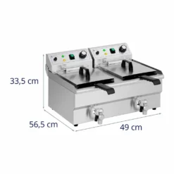 Friteuse Edelstahl Doppel Fritteuse Fritöse Elektro 2 X 11 L Gastronomie 6000 W 19 Friteuse Edelstahl Doppel Fritteuse Fritöse Elektro 2 X 11 L Gastronomie 6000 W -Günstiges Brat Lust Geschäft eea73cd8e7c4b9feea1882117514543b