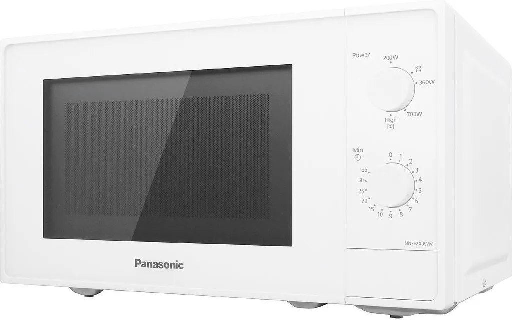 Panasonic NN-E20JWMEPG Mikrowelle, 800 W, 20 Liter,Timer, Weiß 8 Panasonic NN-E20JWMEPG Mikrowelle, 800 W, 20 Liter,Timer, Weiß – Bild 6