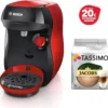 Bosch TASSIMO HAPPY Just Red +20€ Gutschein 1400 Watt +1 Packung Latte Macchiato -Günstiges Brat Lust Geschäft ef911ee43d817817c4d1ea86f8253a15