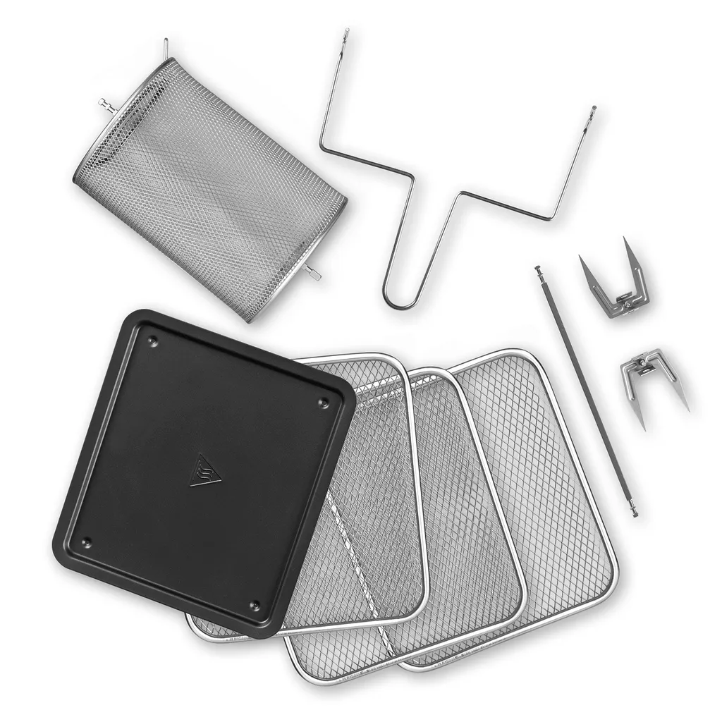 GOURMETmaxx Heißluft-Fritteuse Digital - 12l - 1800W Heißluft Fritteuse Fettfrei 12L Friteuse Airfryer Digital Drehgrill XL Fritöse 4 GOURMETmaxx Heißluft-Fritteuse Digital - 12l - 1800W Heißluft Fritteuse Fettfrei 12L Friteuse Airfryer Digital Drehgrill XL Fritöse – Bild 2