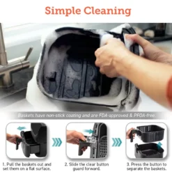 Cosori Smart 5,5-Liter Heißluftfritteuse Mit Spießgestell -Günstiges Brat Lust Geschäft f16aab078f1f0dff10157979ecef4a50