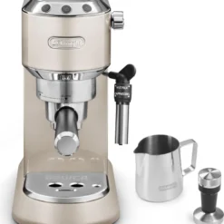 De'Longhi Delonghi Kaffeemaschine Dedica Metallics EC785.BG Pumpendruck 15 Bar, Eingebauter Milchaufschäumer, Manuell, 1300 W, Beige -Günstiges Brat Lust Geschäft f1ac2eaeaa9b47b5b54e6ffdf1f1d7d2