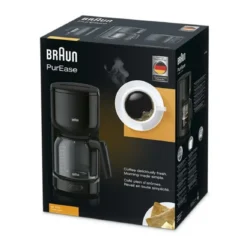 BRAUN Kaffeeautomat KF 3120 BK Schwarz -Günstiges Brat Lust Geschäft f2b14bc823a81deb282f9408ded925d4