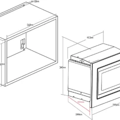 PKM Einbau Mikrowelle Microwellengerät Mikrowellenherd MW820-EBM Edelstahl 800 W -Günstiges Brat Lust Geschäft f428e6c42937eeea06d91aa8ec593f2c
