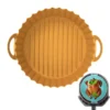 Air Fryer Silikon Topf Wiederverwendbar Ersatzeinlagen Korb Backofen Pad Hitzebeständige Backblech Fried Pizza Heißluftfritteuse Matte 19,5*21,5*5,5cm -Günstiges Brat Lust Geschäft f769b7ee36042bcd865ea8a97e6b3e8b