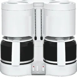 KRUPS Kaffeemaschine KM 8501 2 X 10 Tassen 2 X 1100 W Weiß -Günstiges Brat Lust Geschäft f77b490ecaa3757a5311147150342f7a