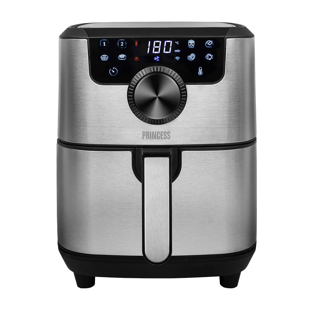 Princess Aerofryer Smart 1500 W 4,5 L Silbern 18 Princess Aerofryer Smart 1500 W 4,5 L Silbern – Bild 16