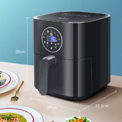 Aigostar Mini Cube -3,5L, 7 In 1 Heißluftfritteuse Heisluft Airfryer Mit Schneller Luftzirkulation Und 60 Min Timer, Auto-Off Sicherheitssensoren Fritteuse, Antihaft-Korb, Schwarz -Günstiges Brat Lust Geschäft fac50282164198c052f890d75f610d3c