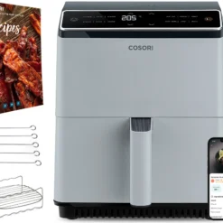 COSORI 6.4L DUAL BLAZE XXL Heißluftfritteuse, Grau