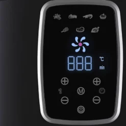 LMG Heißluftfritteuse XXL Premium 5.2L - Airfryer Mit Touch-Bedienfeld, Neueste Technik, 100% Knusprig, Ohne Fett – Backen, Frittieren, Grillen, Rösten - Spülmaschinenfest - Extrem Leise Anwendung -Günstiges Brat Lust Geschäft fd7cce1605e198813b598f4639a74d2f