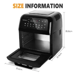 Aigostar Master 30LVU - 10L Heißluftfritteuse, 14 In 1 Heißluftofen Mit Digitalem LED-Touchscreen, 1650 W ölfreies Frittieren, Inklusive 5 Zubehörteilen. 15 Aigostar Master 30LVU - 10L Heißluftfritteuse, 14 In 1 Heißluftofen Mit Digitalem LED-Touchscreen, 1650 W ölfreies Frittieren, Inklusive 5 Zubehörteilen. -Günstiges Brat Lust Geschäft fdcbf6a6ac7e0c586173ba2056e88e0e