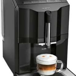 Siemens EQ.300 Kaffeevollautomat, Kompakte Größe, Einfache Bedienung, 1.300 Watt, Schwarz