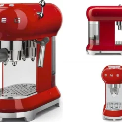 SMEG Espresso Kaffeemaschine Rot ECF01RDEU -Günstiges Brat Lust Geschäft fe736ff219d163e48c20f66075f303a6